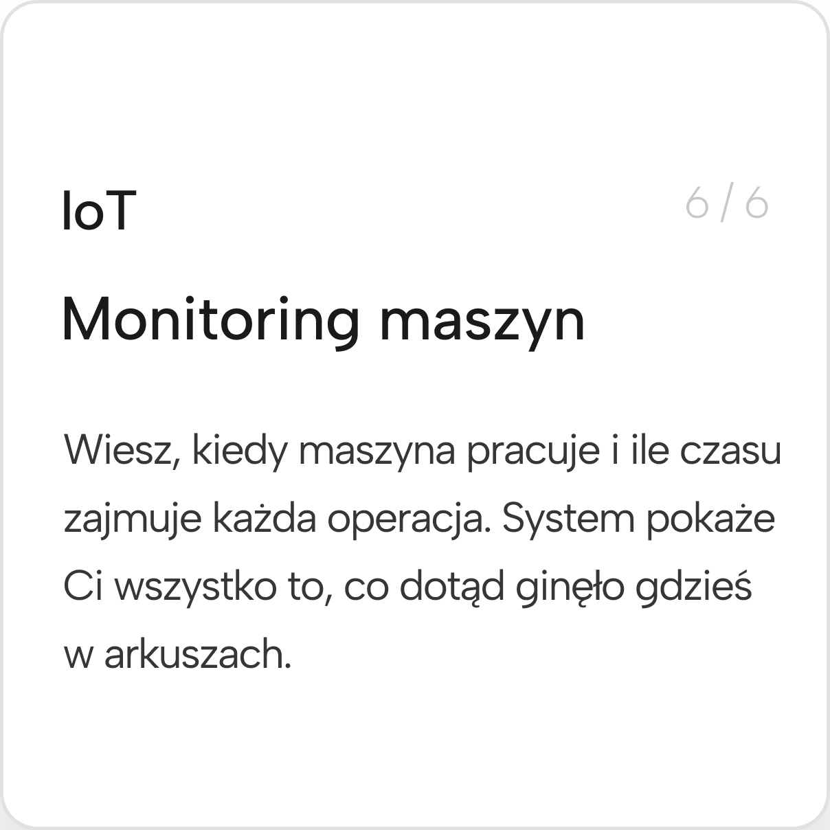 Monitoring Maszyn