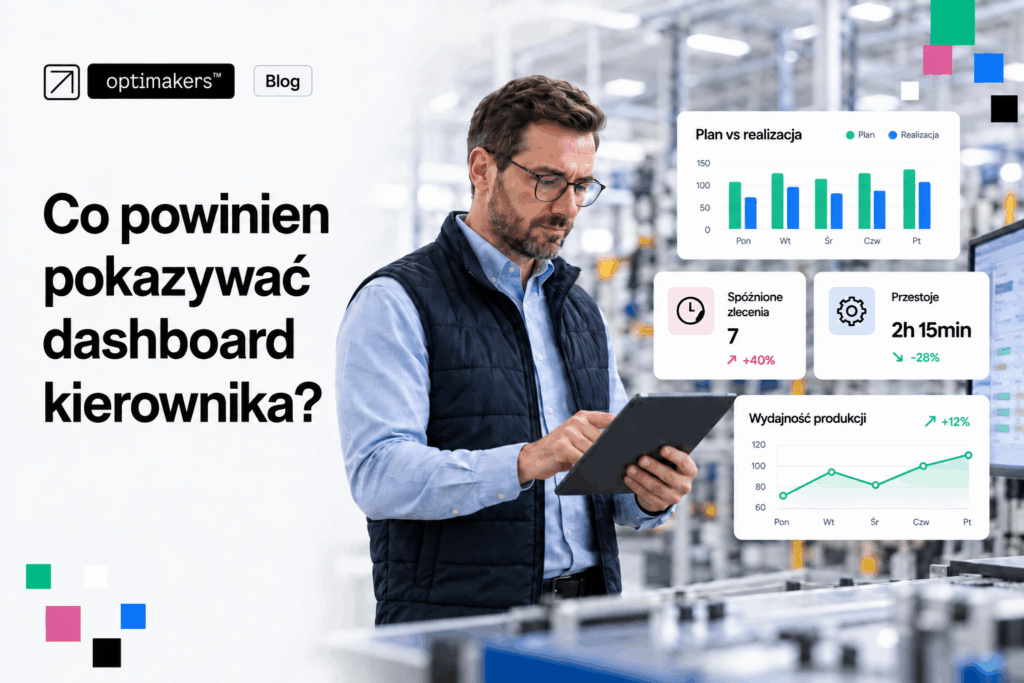 Co powinien pokazywać dashboard kierownika produkcji?