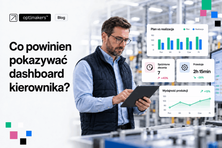 Co powinien pokazywać dashboard kierownika produkcji?